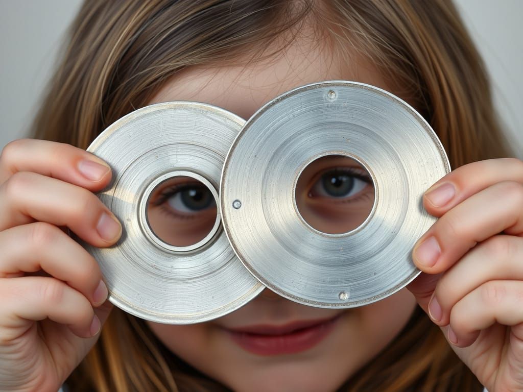 Kid Views Through Kaleidoscope