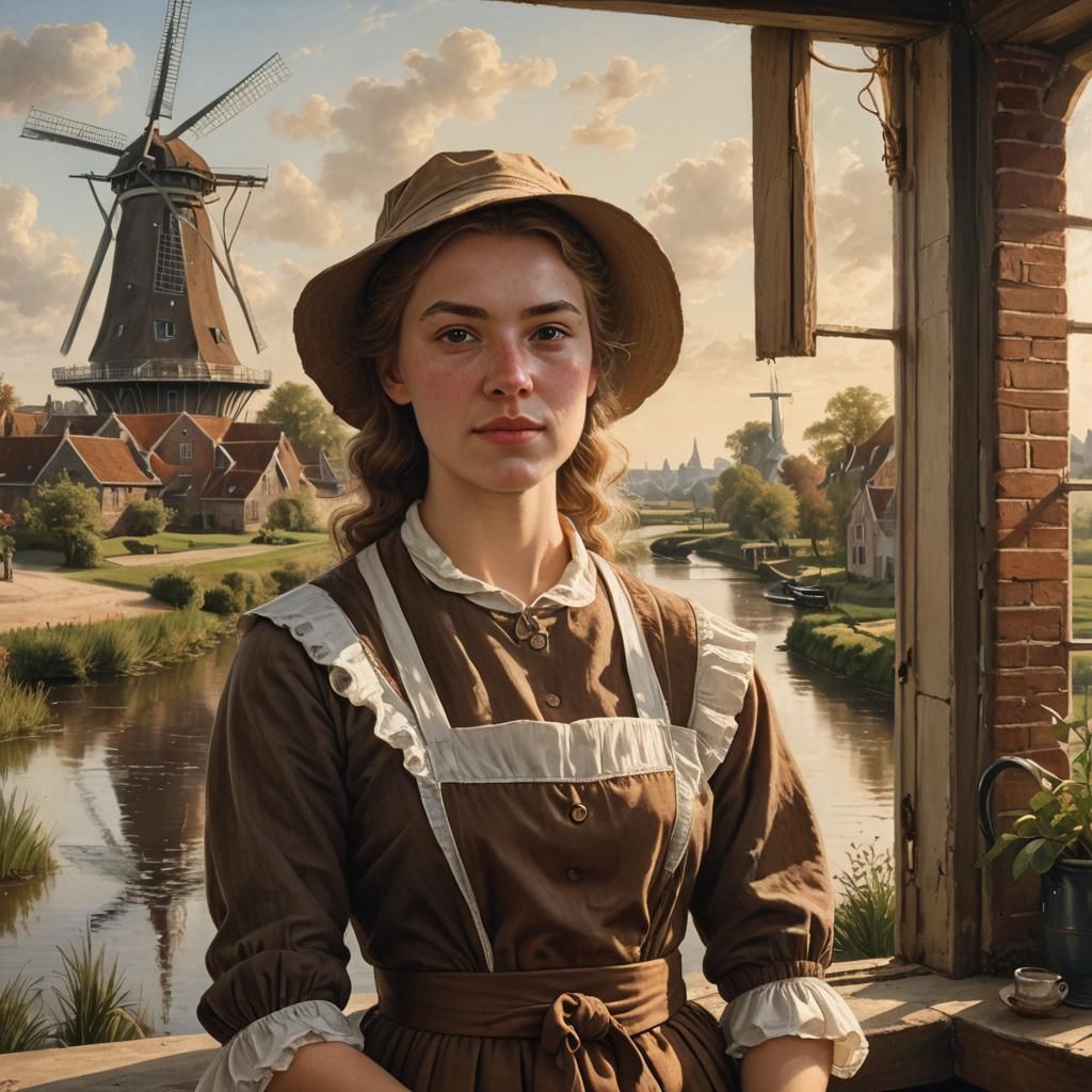 Dutch Golden Age Portrait of a Young Woman