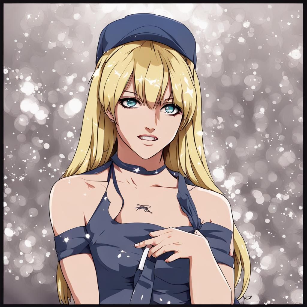 Anime Style Portrait in Japanese Manga Style