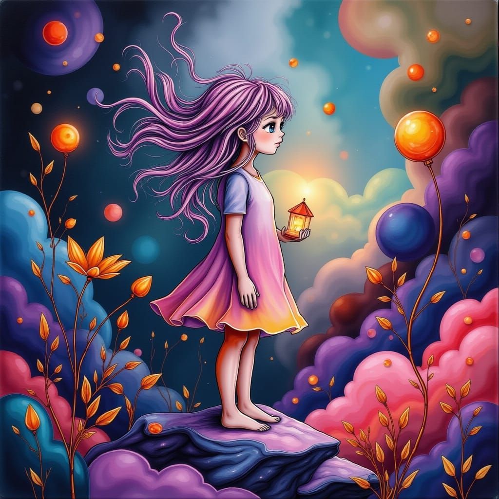 Sacred Geometry Dreamscapes in Vibrant Colors