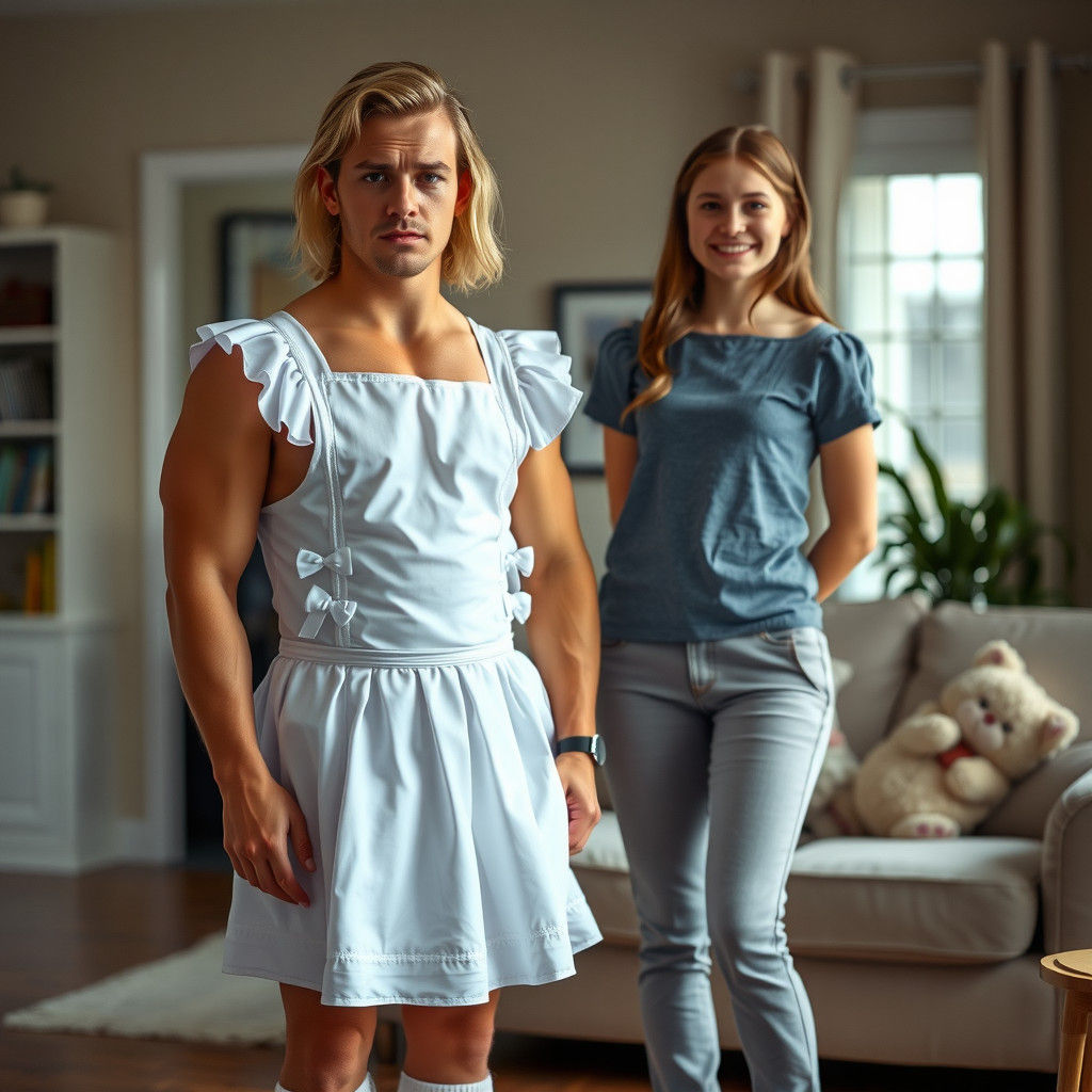 Crossdressing Teen Portrait in Documentary Style