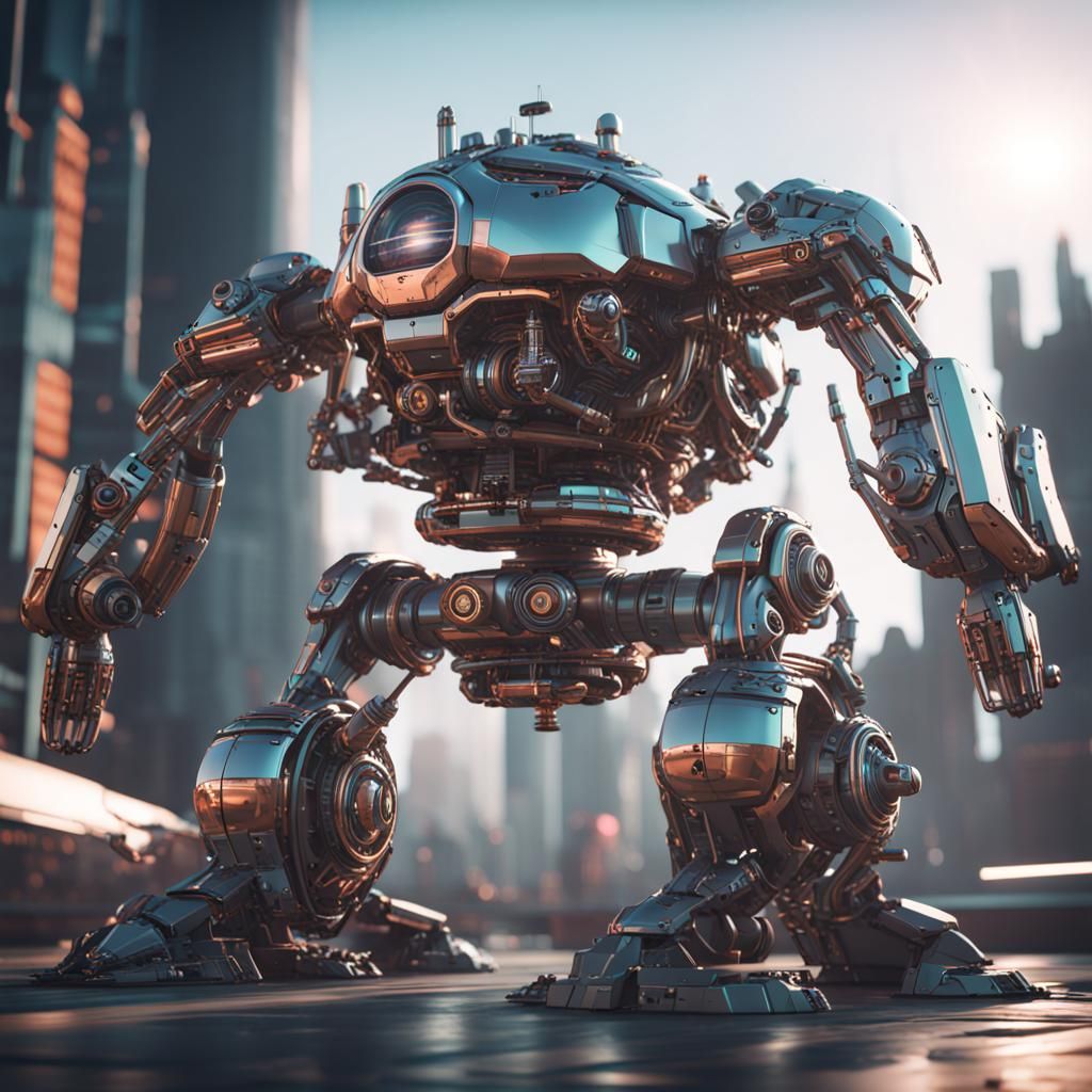 Futurama: Intricate Sci-Fi Mech Details in 8K