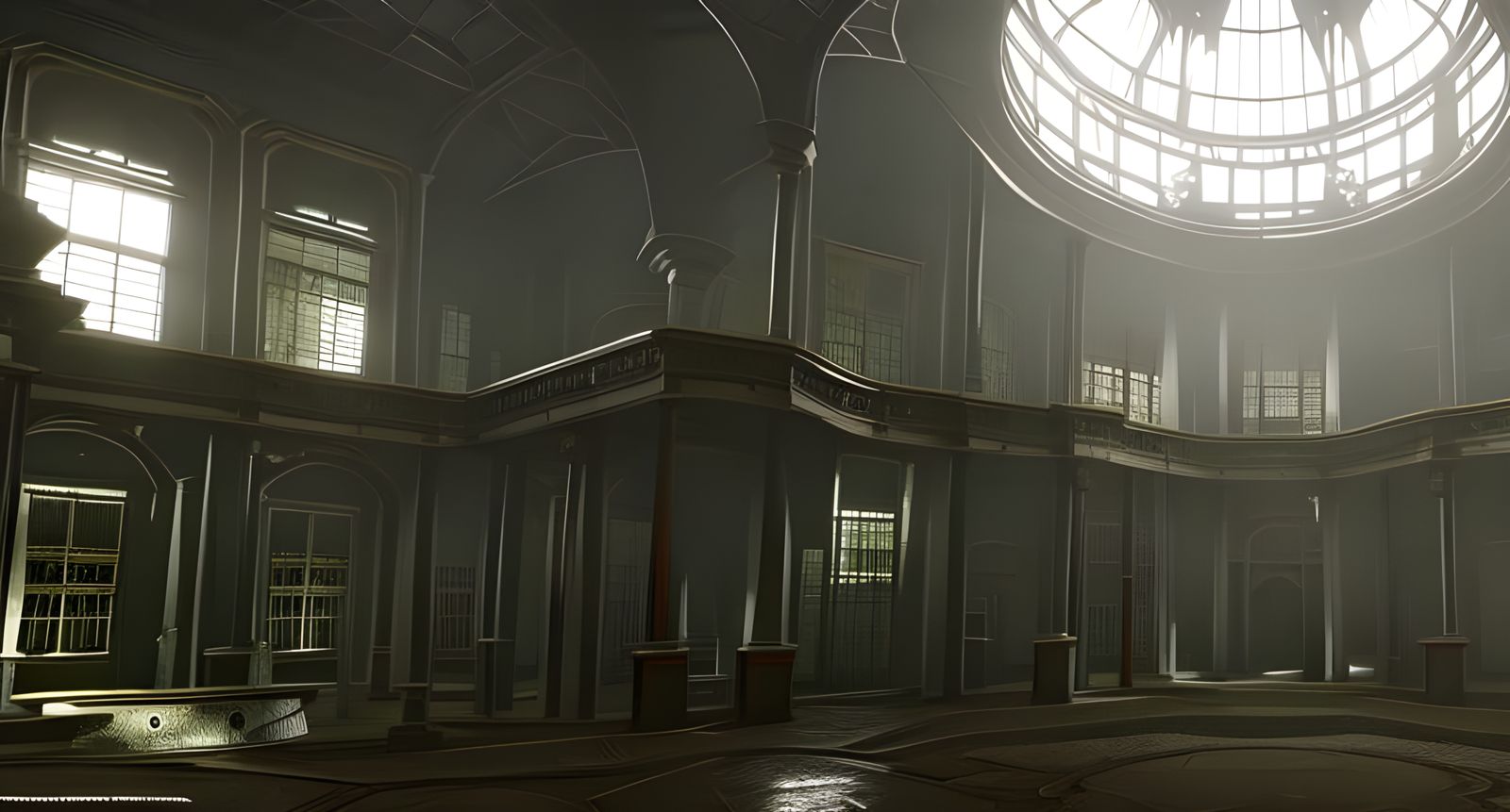 Arkham Asylum: Dark Fantasy Concept Art in 8K