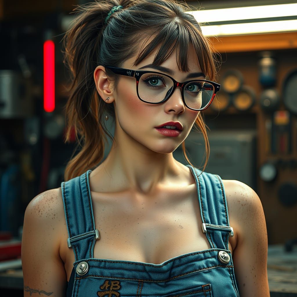 beautiful lady mechanical