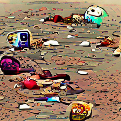 Eerie Post-Humanity Landscape