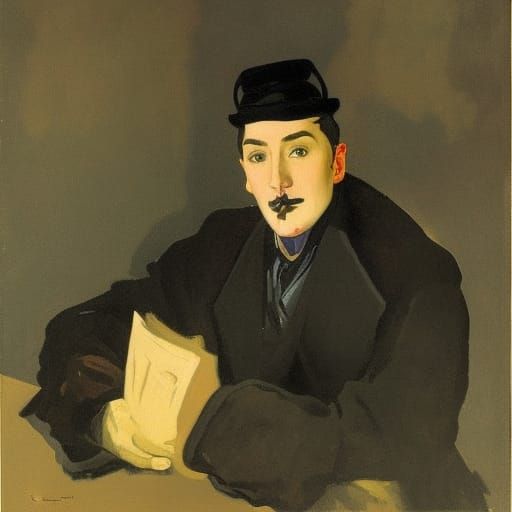 Vampire Lord Portrait in Fauvist Style