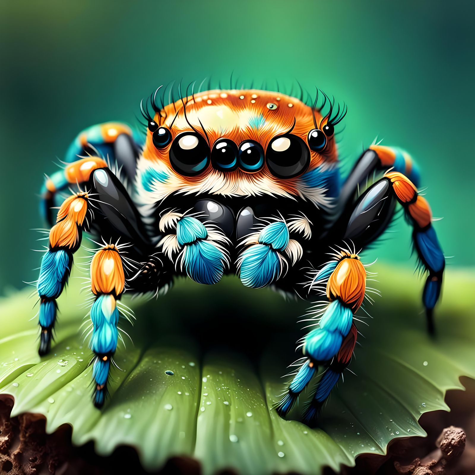 kawaii jumping spider