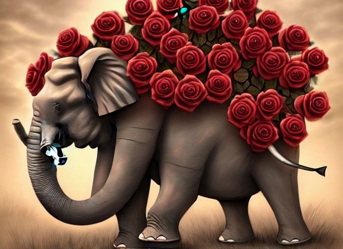 Labyrinth of Roses and War Elephants on Artstation