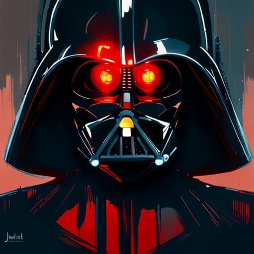 Darth Vader Helmet in Photorealistic Style
