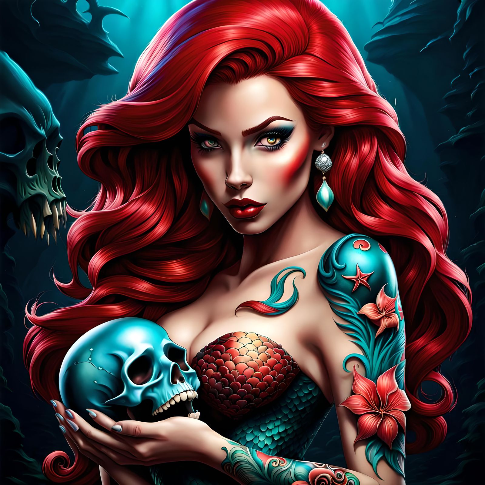 Ariel the little mermaid gone BAD!