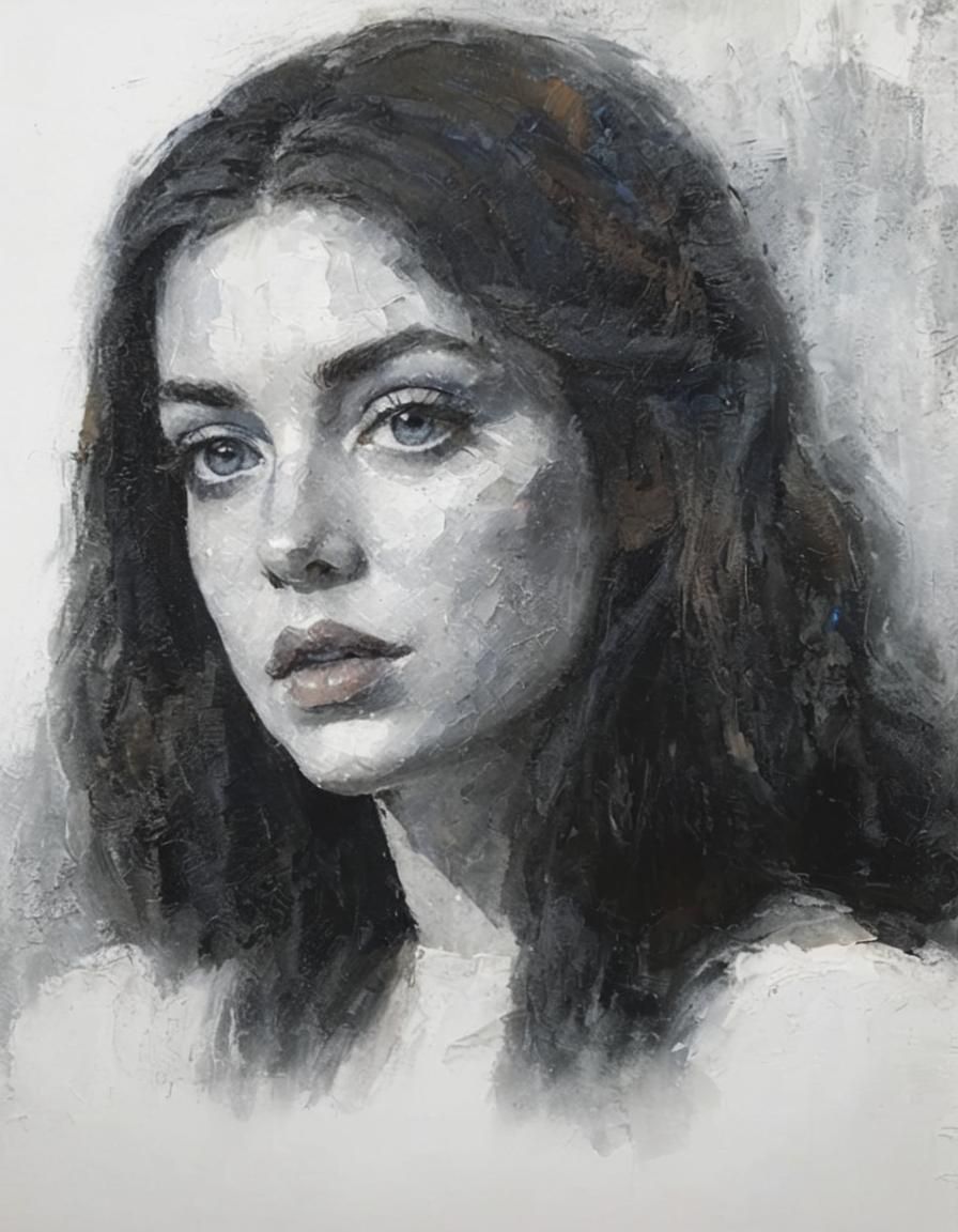 Expressive Portrait Painting with Thick Brushstrokes