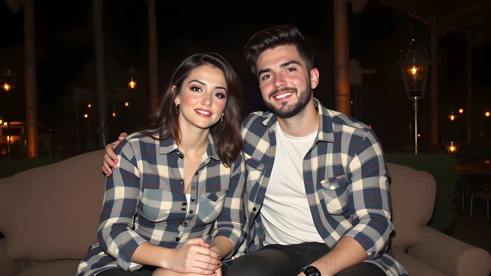 Portrait of a Smiling Woman in Candid Style