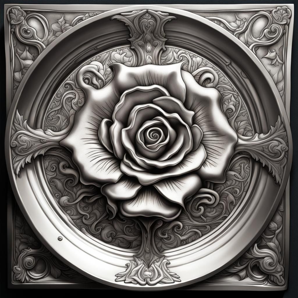 Silver rose