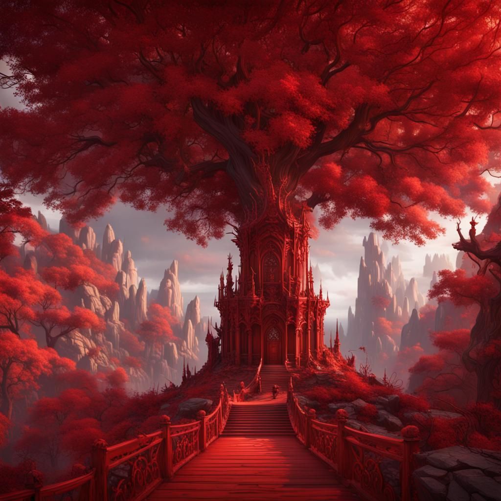 Fantastical Deep Color Matte Painting in 8K