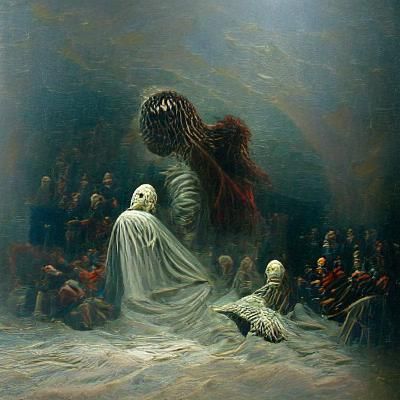Horror Scene in the Style of Gustave Doré