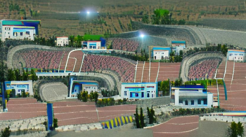 AI Generated Image of a Sports Stadium