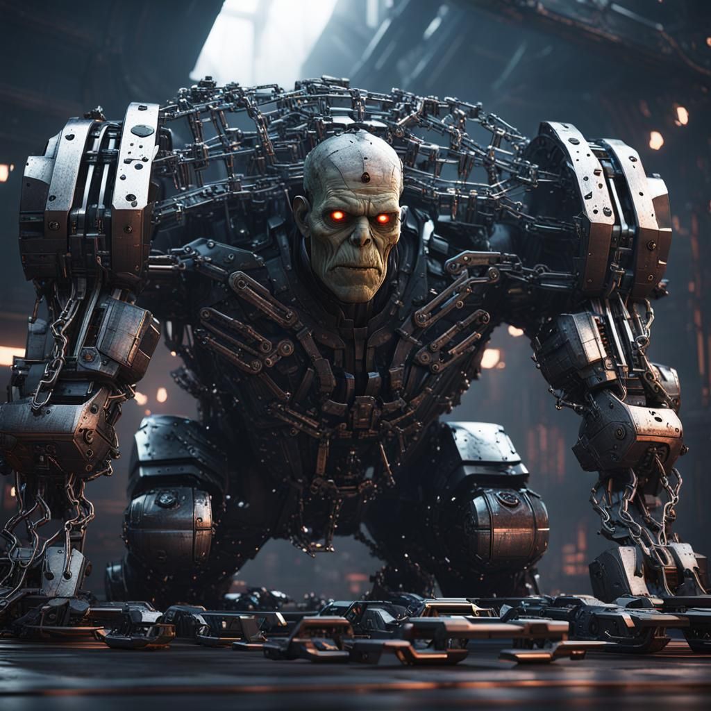 Frankenstein's Monster in Chains: Sci-Fi Epic