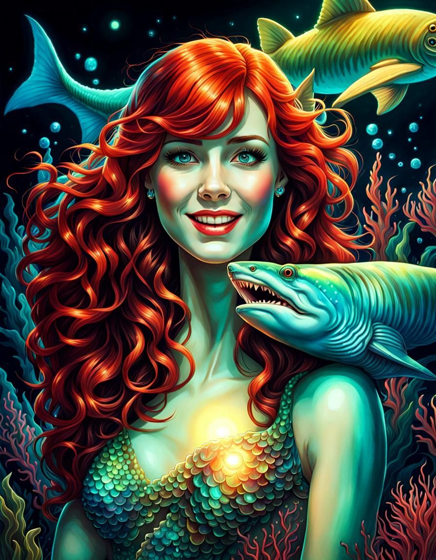 Ariel and Shark #3