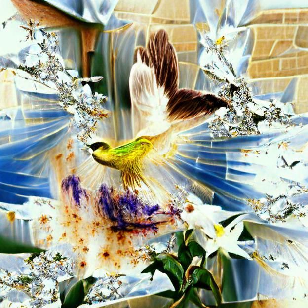 Image of a Figure Blighted by Holy Spirit