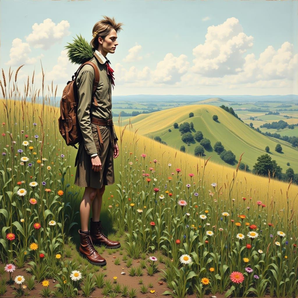 The Man in the moon came down to soon, to ask his way to Nor...