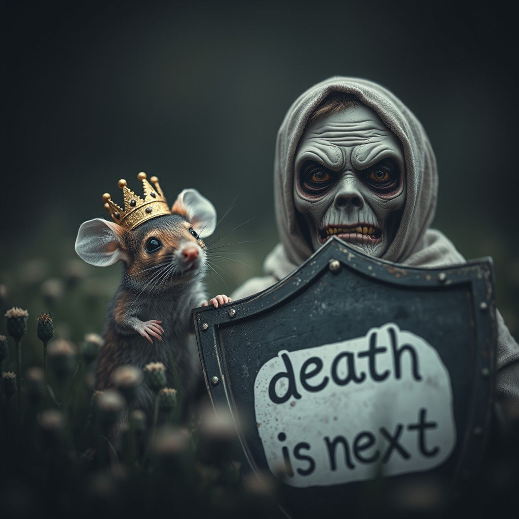 Mouse King with Pale Lady and Death Shield