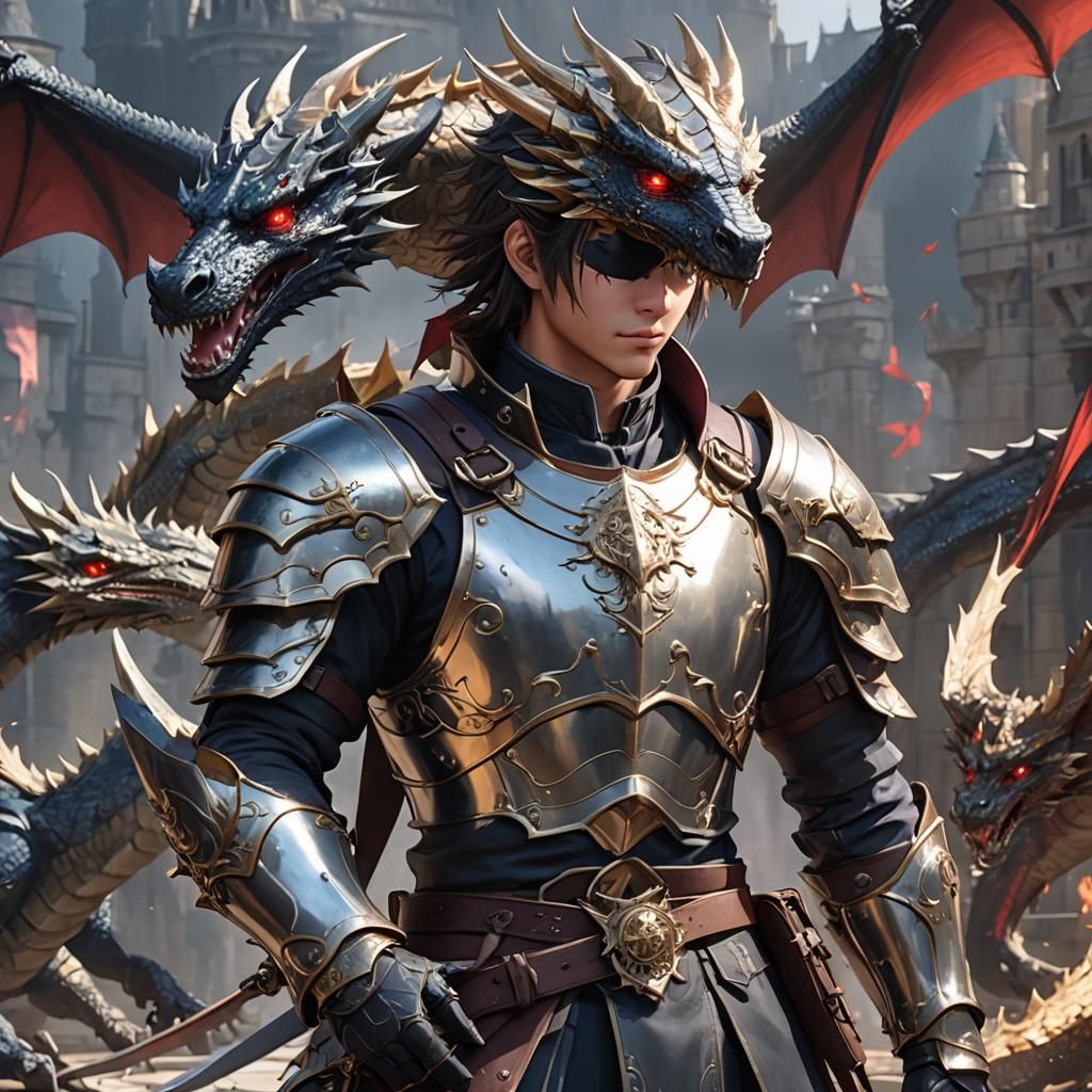 Anime Style Psiknight with Dragon Mark