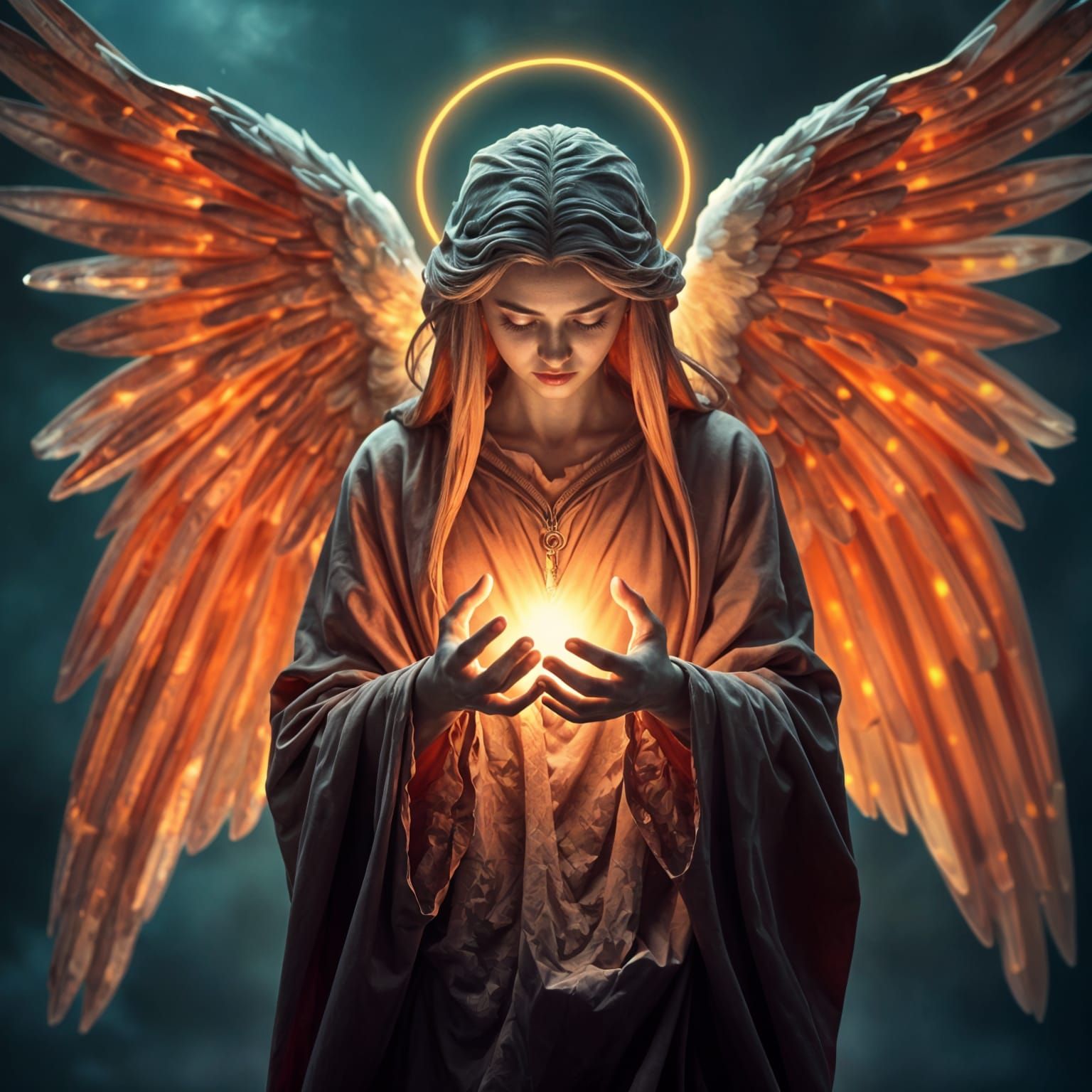 Angel of Hope: Digital Art in HDR