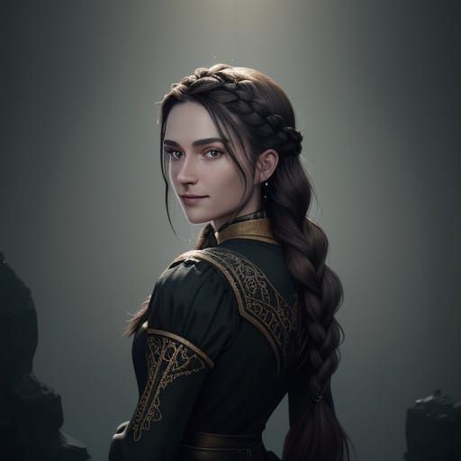 Medieval Tavern Maiden in Castlevania Style