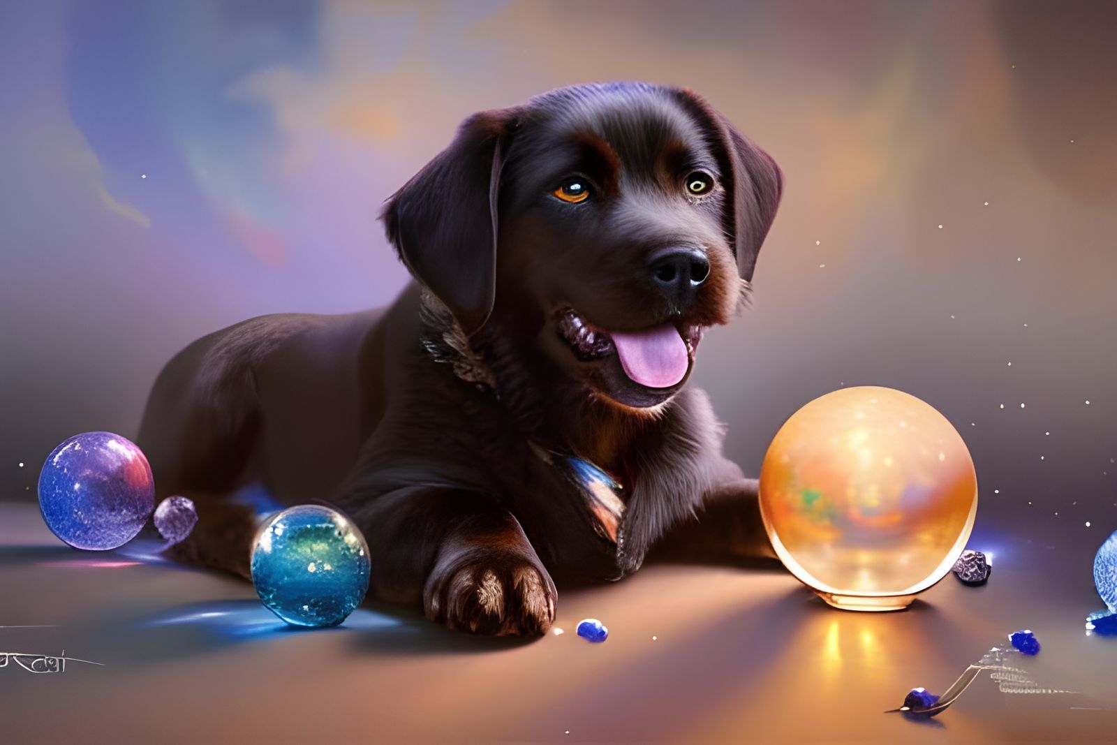 Look into my Crystal Paw