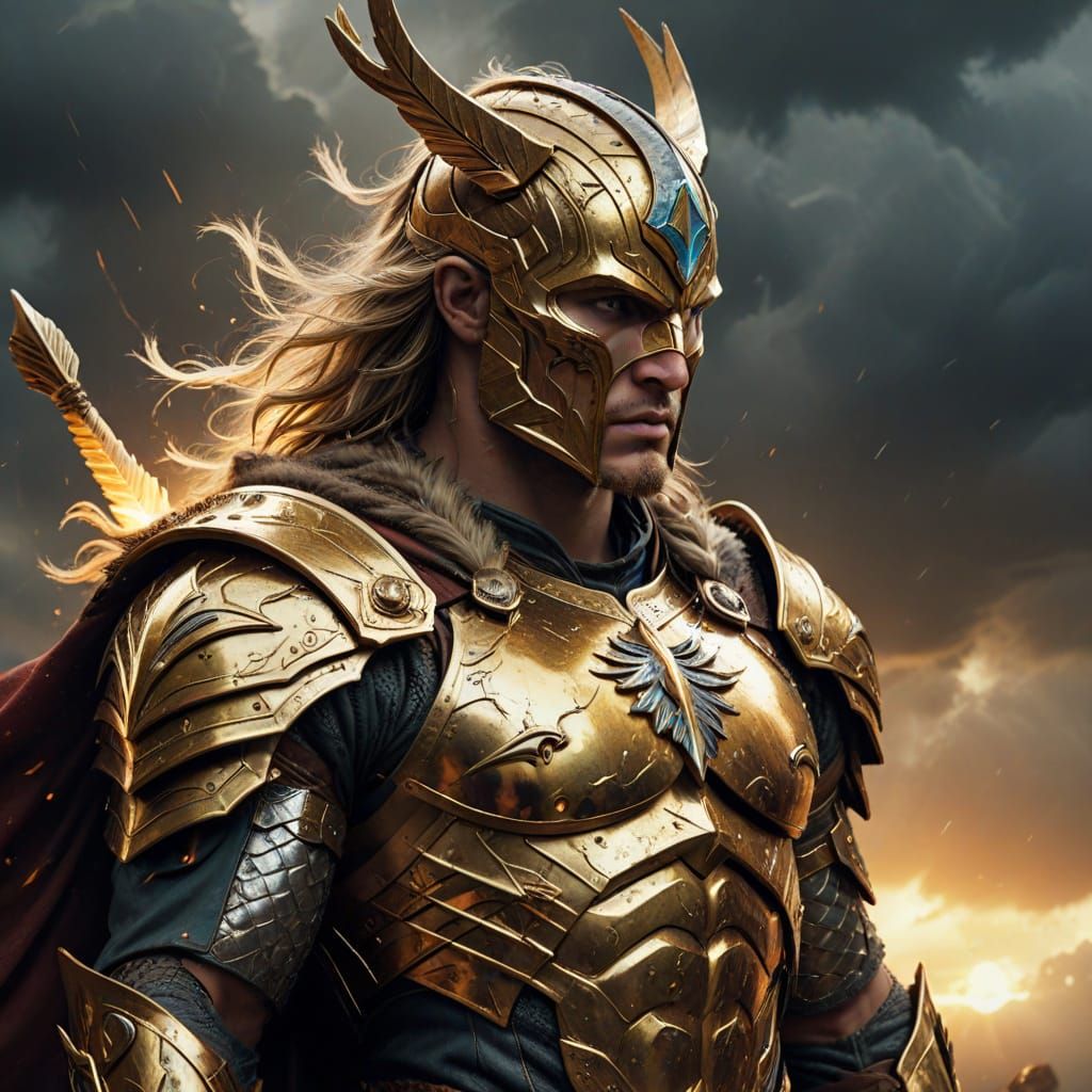 Tragic Baldr's Death: Norse Mythology Oil Painting