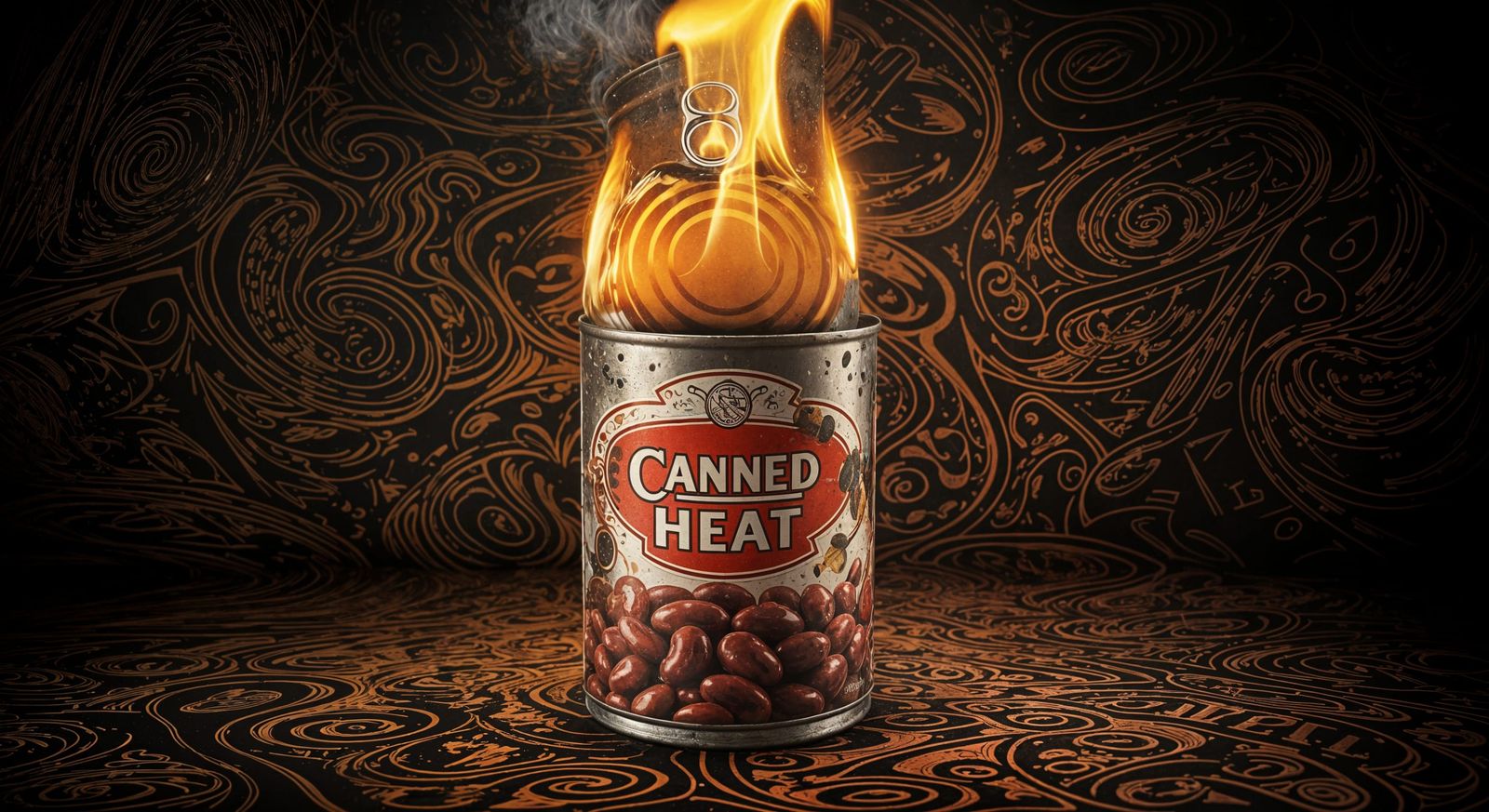 Burning Kidney Beans: A Pop Art Masterpiece