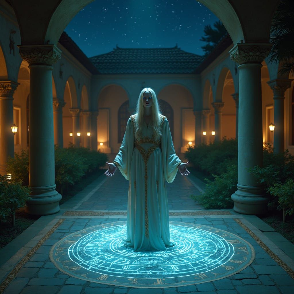 Mysterious Vampire in Byzantine Mansion