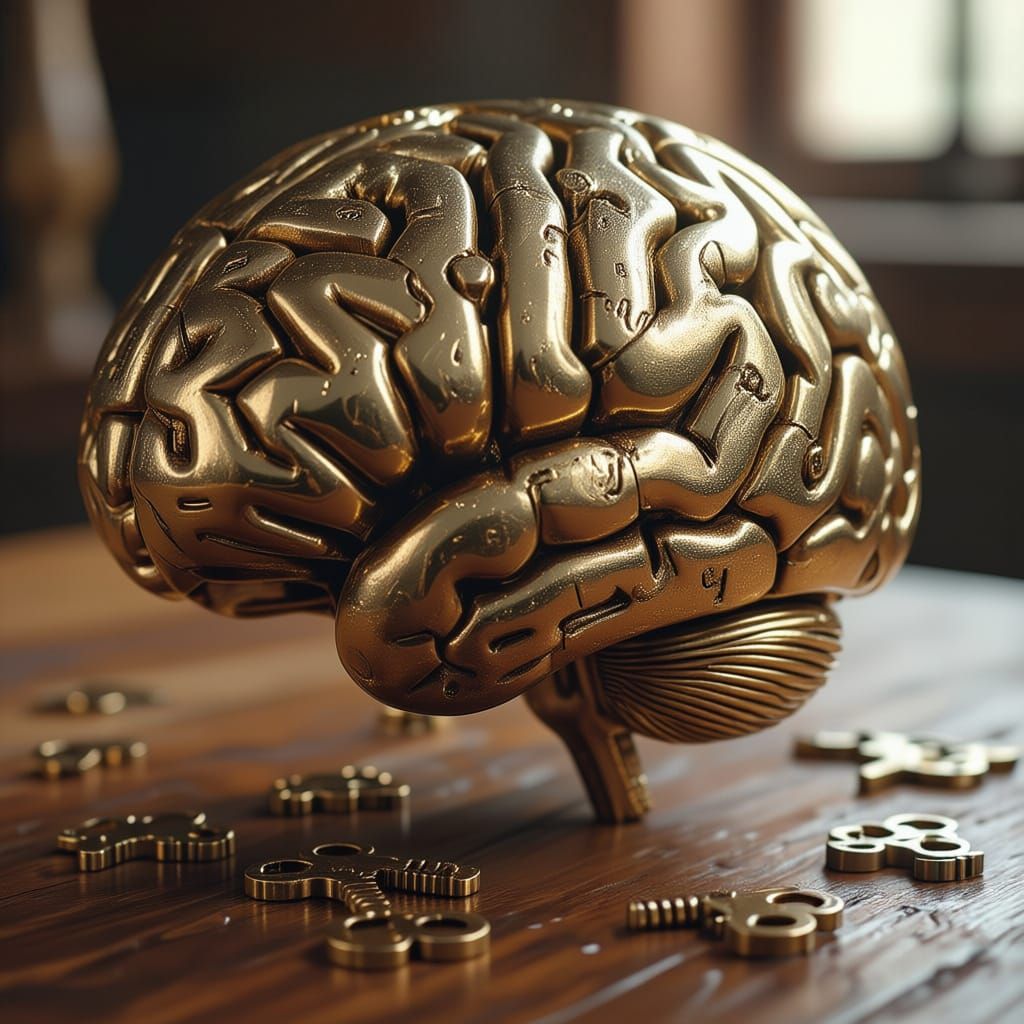 Brain Made of Keys: Cinematic Film Still