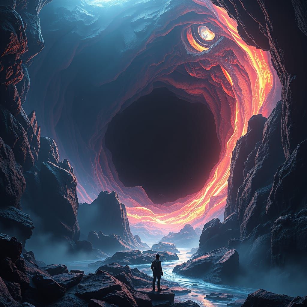 Cosmic Vortex in Vibrant Hues