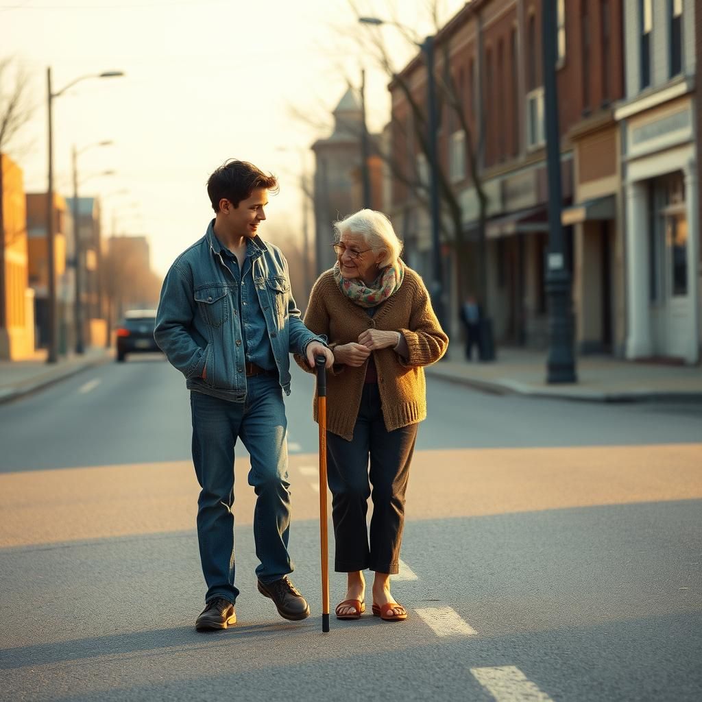 Kindness on a Quiet Street: A Heartwarming Moment