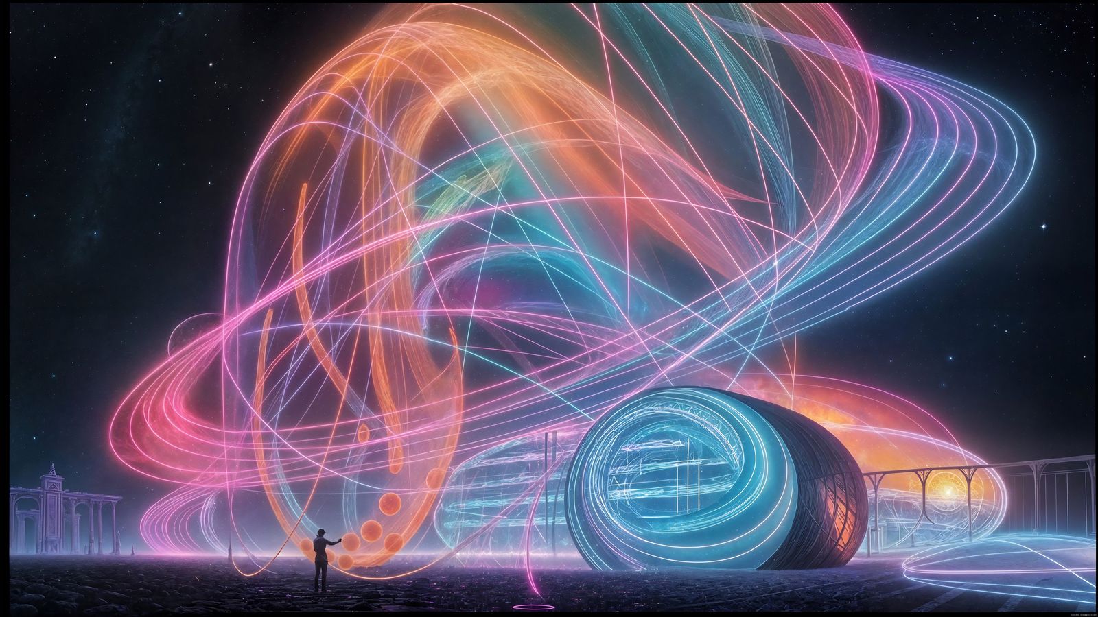 Wonderland Nightlife: Ornate Aquatic City