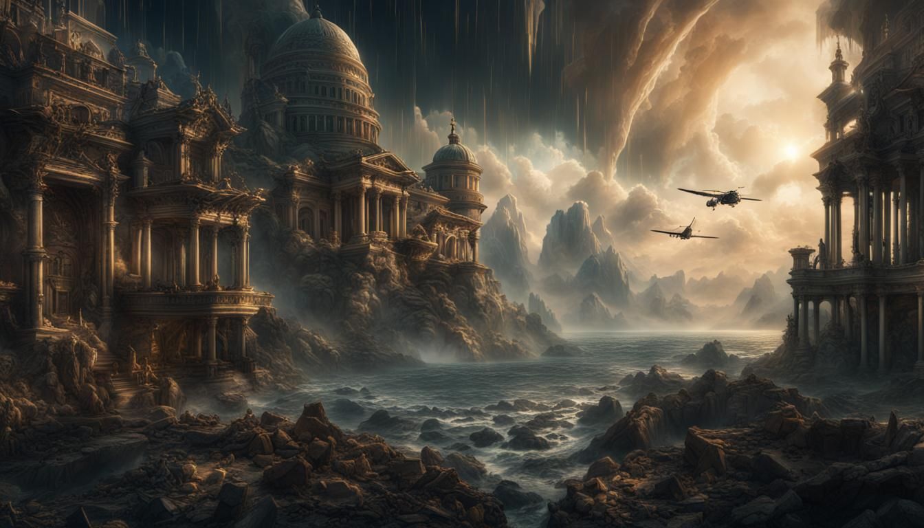 Soul Returns to Paradise: Digital Matte Painting