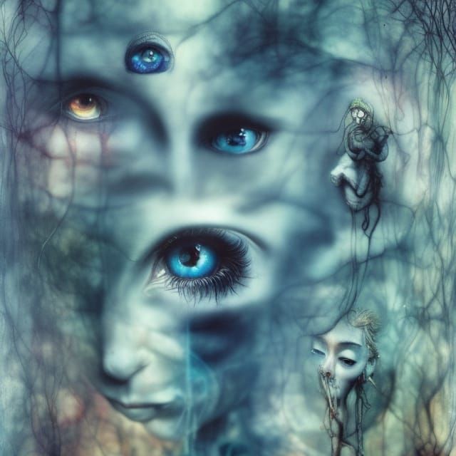 Surreal Dreamscape in Hyperrealistic Stopmotion Style