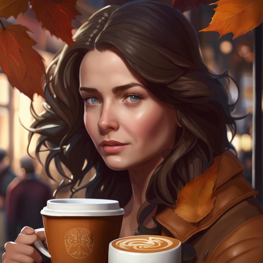 Gilmore Girls Luke's Cafe in Autumn