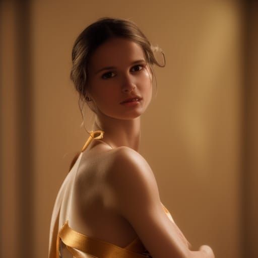 Helen of Troy in a Cyberpunk Bathhouse