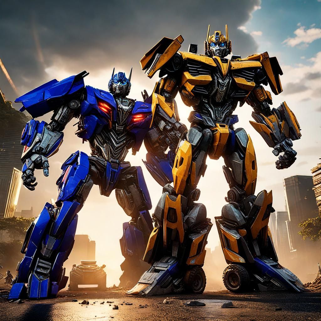 Transformers: Epic 3D Game Cinematic Render