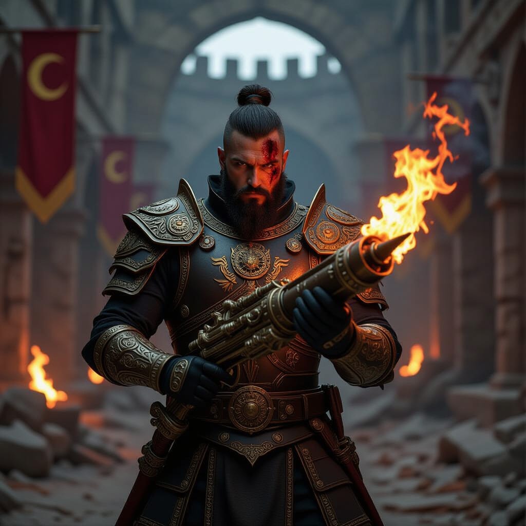 The Fury in Ottoman-Inspired Armor