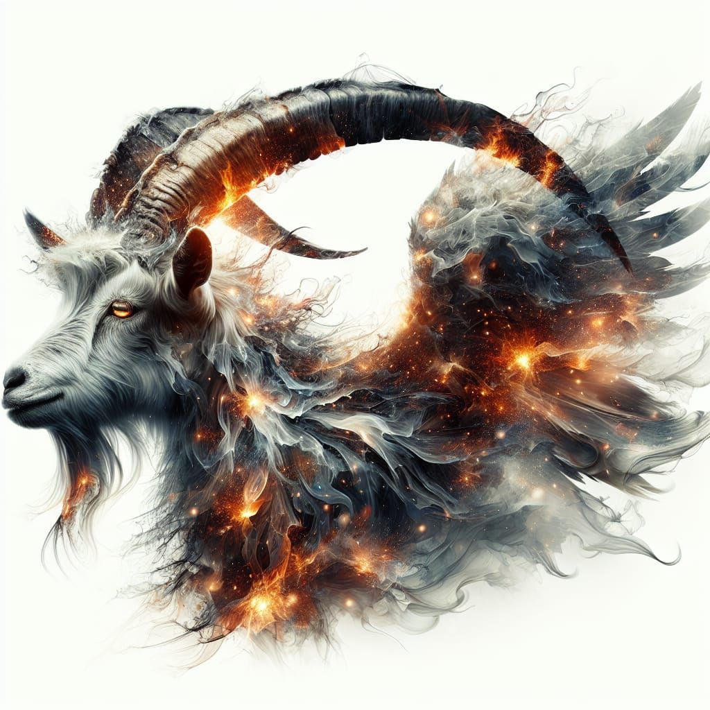 Specter Goat in Fallen Angel's Glory