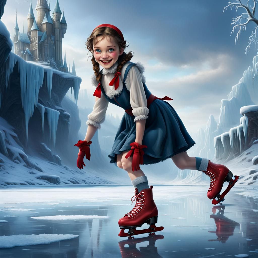 Dorothy Skates to Oz: A Digital Matte Painting