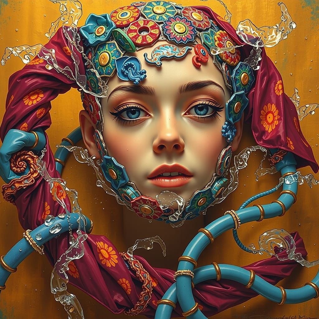 Dynamic Swirling Vortex of Motion