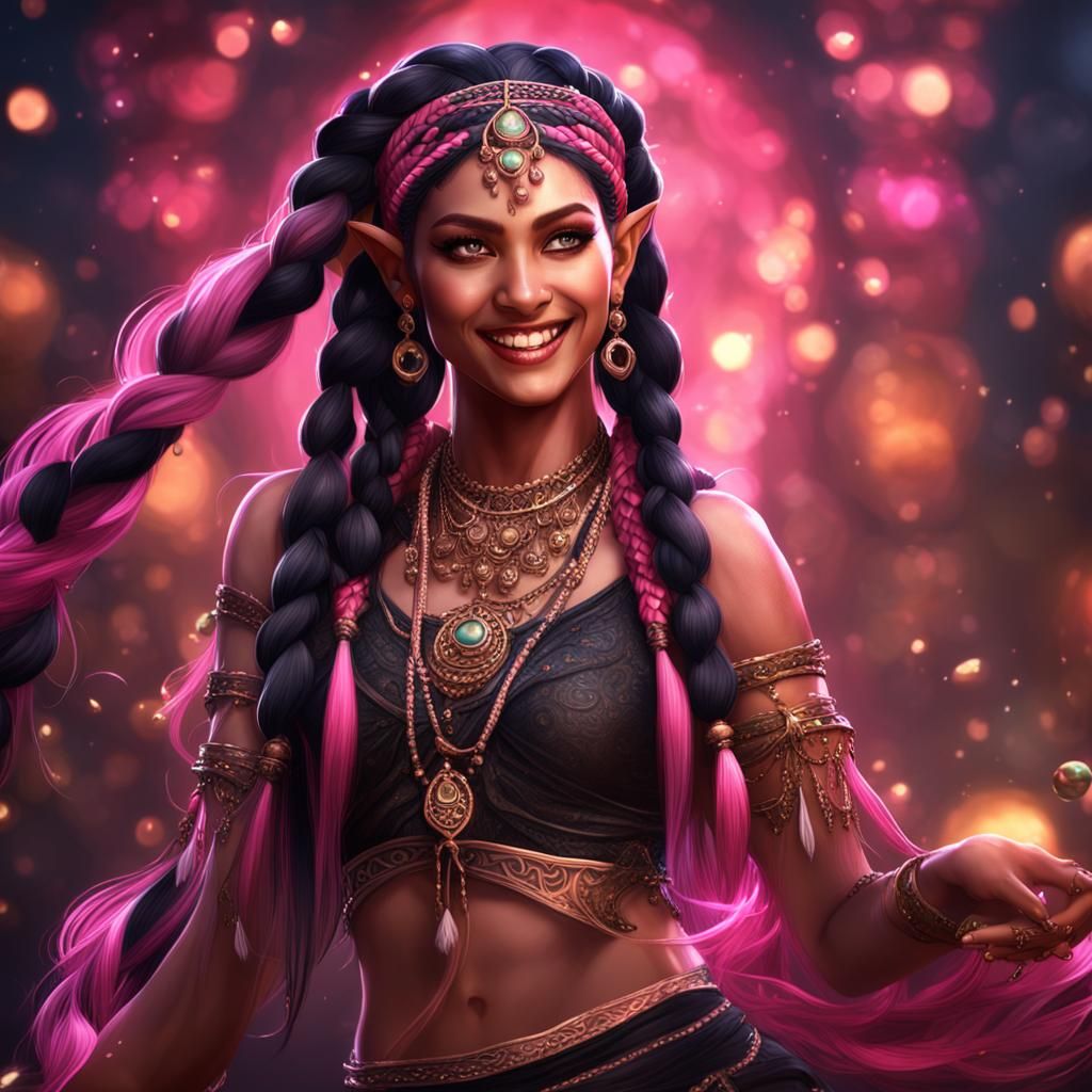 Portrait of Elven Dancer