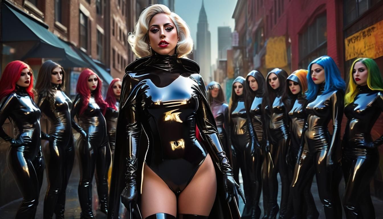 Dominant Teacher in Latex Outfit Concept Art