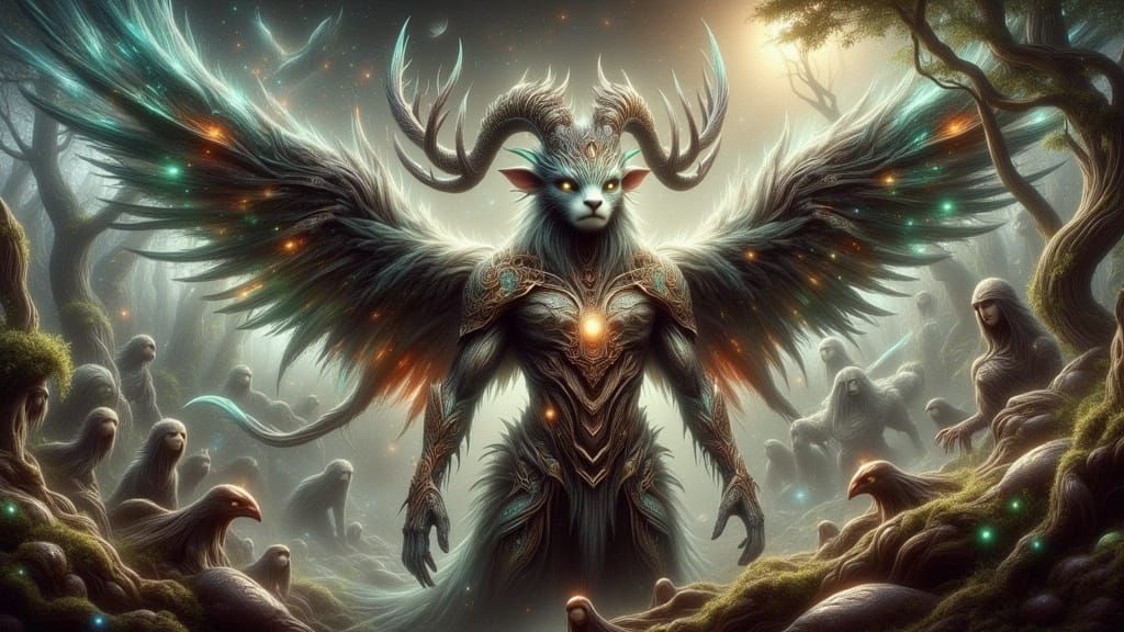 Animated Treant in Ethereal Fantasy Style