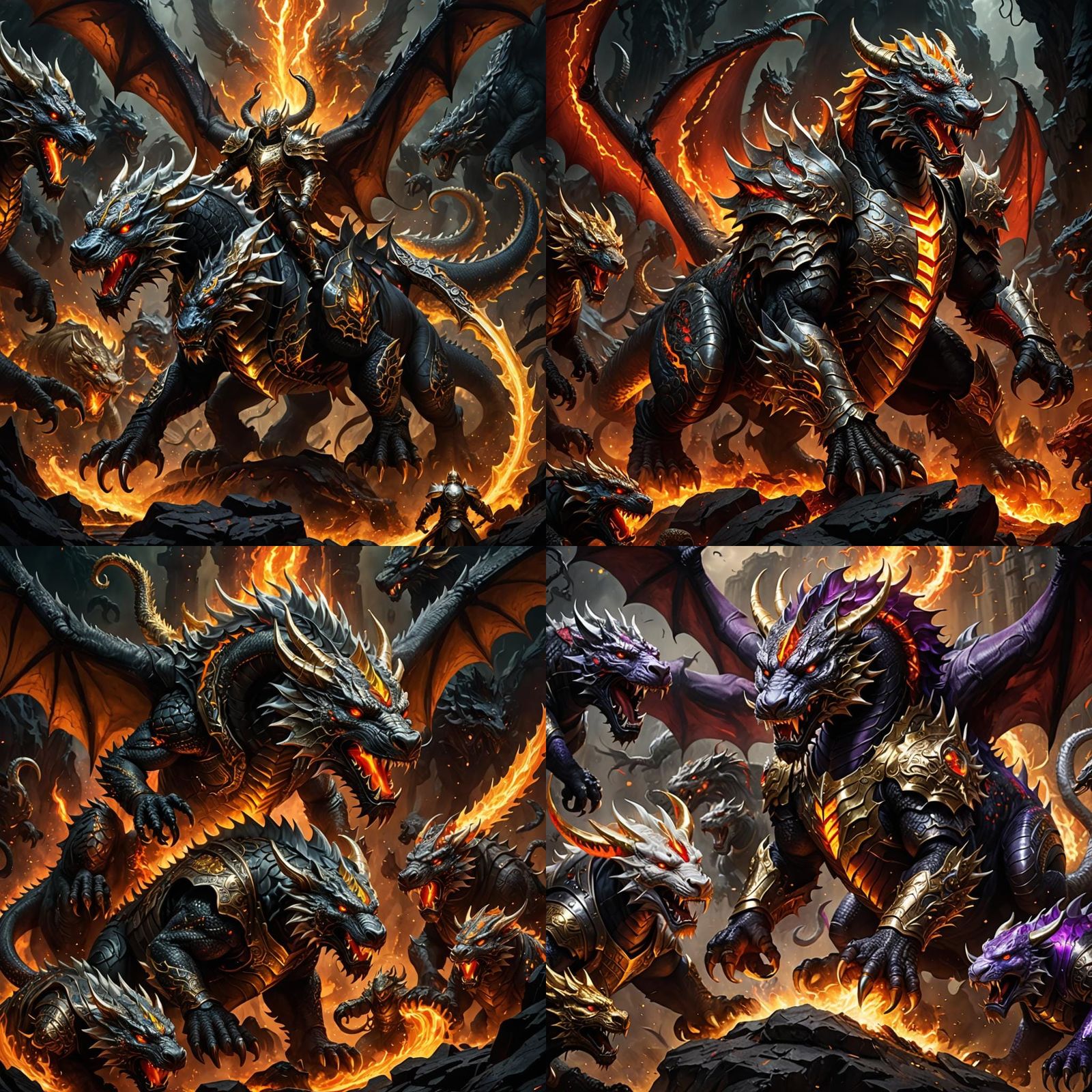 Hybrid Dragon Descends into Hellish Abyss