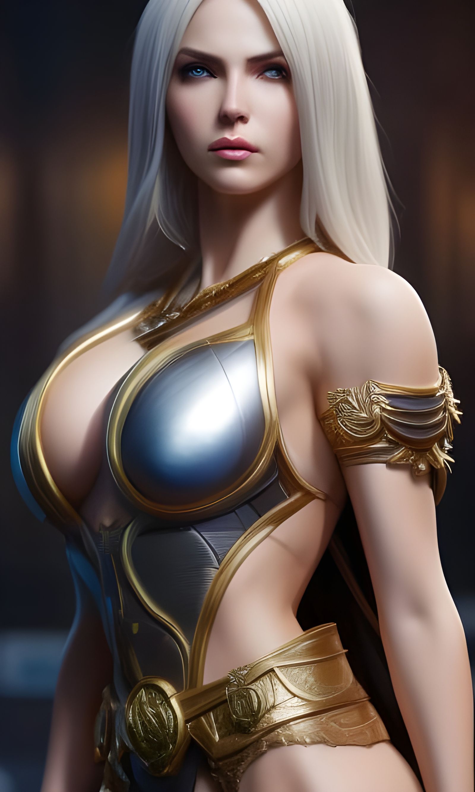 Isabella Valentine Hyperrealistic Portrait in Digital Art St...